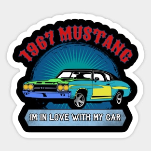 1967 MUSTANG Sticker